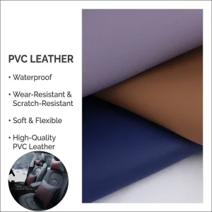 Full Container Load Accepted Luxury PVC Artificial Leather Fine Texture for Car Seats