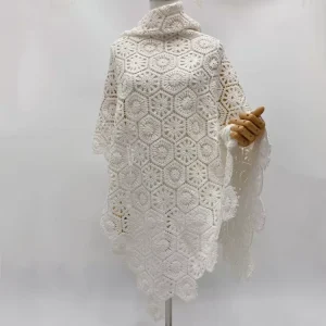 Full Lace Water Soluble Cotton Thread Embroidery Home Fabric Accessories for Clothing Shoes Bags Hollow Design