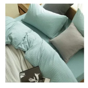 Full Size Bedding Duvet Cover and Sheets Set Pillow Case Luxurious100% Cotton Fitted Sheet
