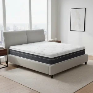 Full Size Thick Mattress Low Density Foam Mattress Breathable Fabric for Back Pain Long Service Life Mattress