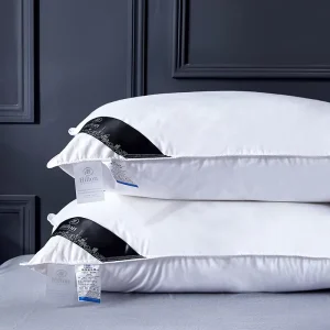 Function Cervical Pillow White Custom Logo Bed Neck Hypoallergenic Latex Hotel Microfiber OEM Service