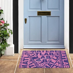 Funky Custom Logo Door Mat Stylish Designs Water Resistant Entryway Mat Front Door Washable Doormat