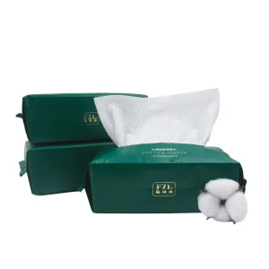 Fuzelong Personal Care 100% Disposable Cotton Fabric Tissue With 70g for Facial Massage
