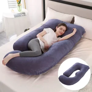 G Shape Maternity Pillow for Body and Neck Support Dustproof Waist Support Pillow Factory