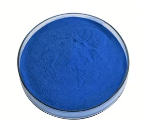 GHK Cu Copper Peptide Blue Powder Cosmetic Grade High Purity Raw Material for Skincare OEM ISO22000 HACCP HALAL Certified 3 Year
