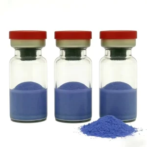 GHK Cu Copper Tripeptide 1 CAS 49557 75 7 99% 99.9% Purity Powder Cosmetic Raw Materials
