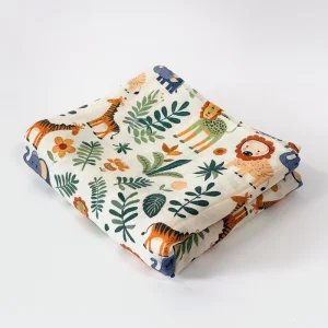 GOTS Blanket Throws Extra Breathable Wrap Blankets Lightweight All Season Muslin Swaddle Blankets Baby Muslin Blanket