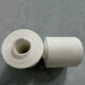 GRS 100%Sustainable Polyester Poly Poly Corespun Sewing Thread Yarn High Quality Raw White 45S 2 SPP Textile for Fashion Apparel