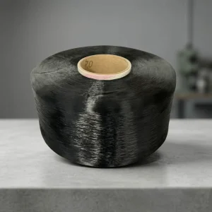 GRS AA Grade 210D 36F 98%Recycled High Tenacity Industrial Nylon 6.6 FDY GRS Dope Dyed Black Low Shrinkage Filament PA66