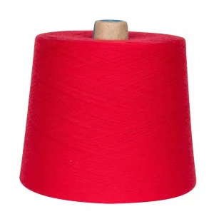 GRS Certified 35 65% Cotton Polyester Recycled Yarn Spun and Dyed for Knitting and Weaving for Socks and Gloves