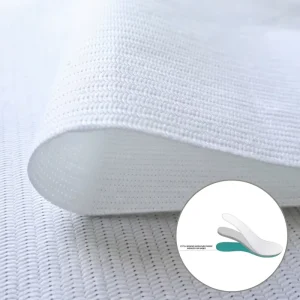 GRS PET Shoe Insole Fabric 100% Polyester Double Needle Stitch Bonded Nonwoven Fabric for Shoe Material Stitchbond Fabrics