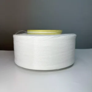 GRS Recycled 100% Polyester Yarn High Tenacity FDY 30D 24F AA for Industrial Fabric Sewing Embroidery Raw White
