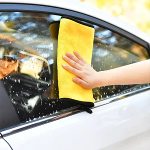 GULI Yellow Microfiber Car Cleaning Towel 30*30cm
