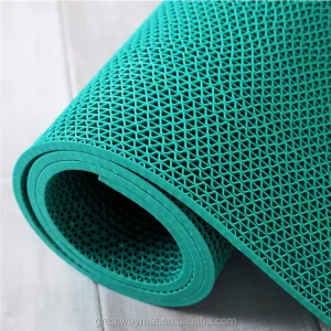 GY S04 Machine Made Anti Slip Waterproof PVC Rubber Mat Reversible for Home Travel Golf Car Door Outdoor and Washable