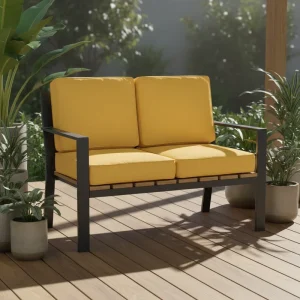 Garden Furniture Pillow Replacement Striped Nursing Waterproof Custom Cover Outdoor Seat Bench Cushion Eco Friendly Removable