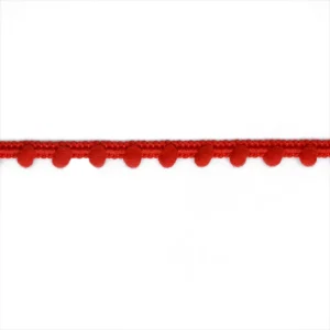 Garment Accessories Mini Pom Pom Trim for Shoes Kid’s Wears Lace Crocheted Graduation Tassel for Graduation Caps 1cm