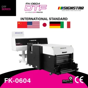 Garment DTF Printer 60cm Format 3/4 Epson I3200 Heads Custom Logo Print Equipment with PET Film Transfer Function