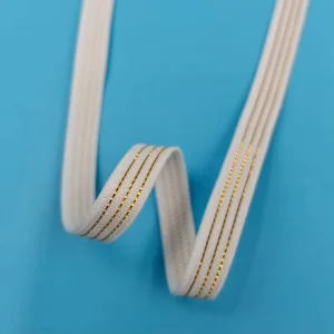 Garment Sewing Decoration Shiny Spandex Nylon Elastic Webbing Band Textile Accessories Stretch Tape for Clothes DIY