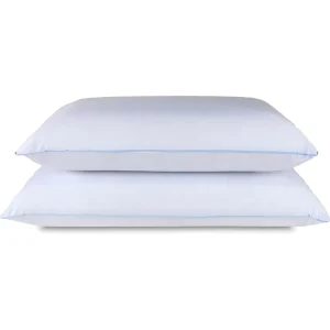 Gel Layer Ergonomic Contour Pillow Cool Memory Foam Pillow Breathable and Washable Cover Suitable for Pressure Relief