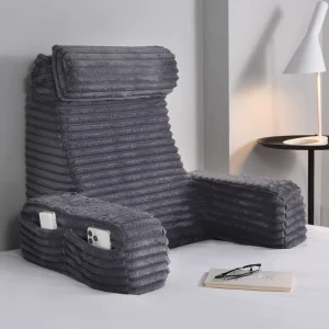Gel Memory Foam Comfortable Bed Backrest Support Pillows Watching Tv Bed Reading Pillows with Arm Support for Watching Tv in Bed