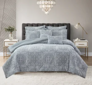 Geometric 7-Piece Microfiber Sheet Set Luxury Woven 400TC Soft Breathable Eco-Friendly Bedding Home Hotel