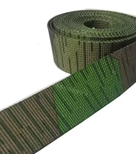 Germany Splitter Camouflage Strap 25mm High Tenacity Nylon Webbing Tape for Tactical Vest Bag Backpack