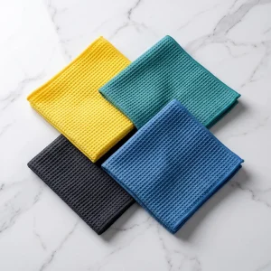 Glass & Mirror Waffle Weave Microfiber Towel Streak Free Honeycomb Lint Free Professional Auto Detailing Car Wash Drying Cloth