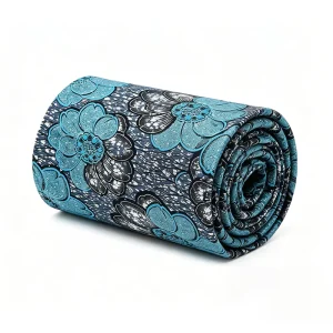Glitter Shining Wax Print Fabric Vivid Color Fastness African Cotton Vitenge for Evening Gown Tissu Pagne Africain