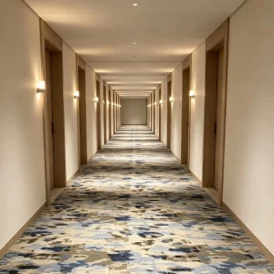 Global Polyester Hotel Walkway Carpet Wear Resistant OEM Custom Free Sample Free Drawing Customization Service