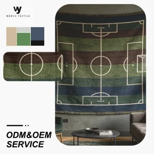 Goal Celebration Soccer Fan Gear Polyester Cotton Tapestry Throw Blanket