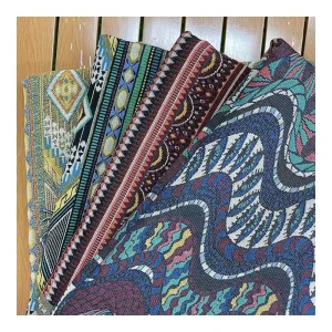 Gobelin Jacquard Woven Fabric for Clothing Home Textile Boys Girls Custom Tapestry Hoodies Pants Stain Resistant Custom Color