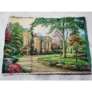 Gobelin Tapestry Wall Hanging Customized 30*50cm Customized Logo Woven Jacquard OEM 100% Polyester