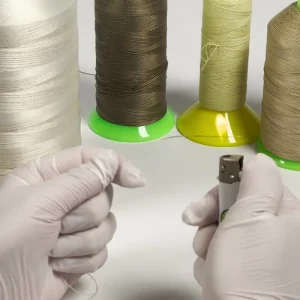 Golden Color High-temperature Resistance and Smooth Stitching PTFE Coated Fiberglass Sewing Thread