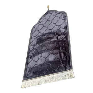 Golden Couple Prayer Mat Love Prayer Rug in Pink Woven Religious Style