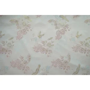 Golden Silk National Style Relief Fabric Decorative Fabric