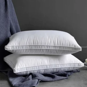 Good Bed Sleeping 5 Star Hotel Pillows Quality 48x74cm 1000g Hilton Soft Microfiber Fluffy Pillow with Individual Carry Bag