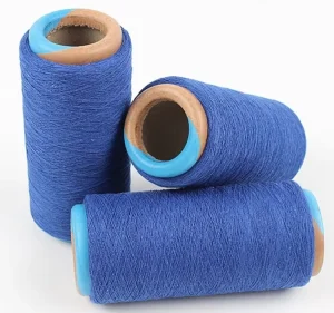 Good Quality Sky Blue Royal Blue Ne Carded Eco-Friendly Recycled Cotton Yarn for Knitting Weaving