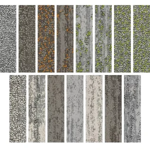 Gradient Texture High Density Loop Pile Fire Retardant Polypropylene Tufted Carpet for Home & Golf Use