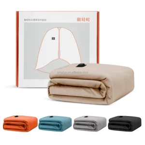 Graphene Quilted Velvet Heater Blanket 5V USB C Heated Electric Customizable Hand Washable Anti Dust Mite Anti Static Features