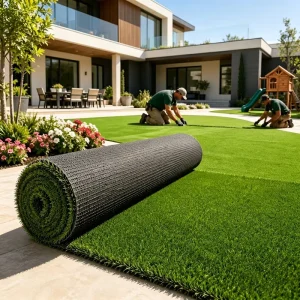 Grass Carpet Artificial Lawn for Garden Soft Artificial Grass Roll for Outdoor