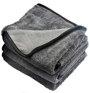 Fast Quick-dry Wash Cleaning Wash Cloth Twisted Drying Towel Microfiber Car Beach Detail 600gsm Toallas Detailing Plush