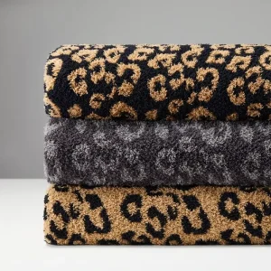 Green American Style Home Decoration Comfortable Modern Pattern Soft Throw Blanket