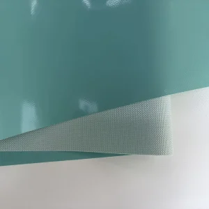 Green Multicolor Woven Tarpaulin Roll Waterproof Anti UV Anti Mildew PVC Coated 430g/m 1000D Yarn Outdoor Use Boxing
