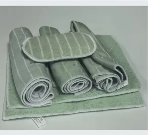 Greenwell Bamboo Fiber Square Kitchen Towel Cleaning Cloths Eco-friendly Reusable Washable Quick Dry Lightweight High Quality