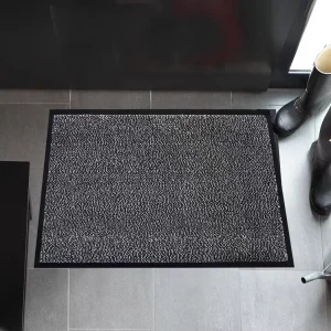 Grey Black 80 X 120 cm Heavy Duty Slip Resistant Barrier Door Floor Mat