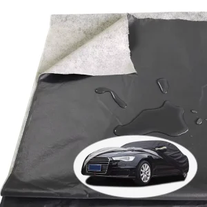 Grey Color PVC Cotton Fabric for Making Car Cover