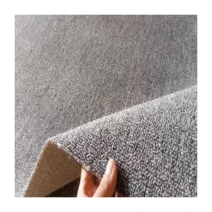 Grey Colour Machine Made PP Loop Pile Wall to Wall Office Hotel Carpet