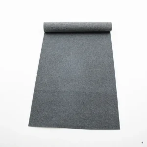 Grey Flocked Non Woven Carpet for Wedding Aisle & Party Decor