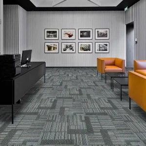 Grey Office Carpet Tiles Heavy Duty China Manufacturer’s Modern Anti Static Modular Square Commercial Carpet Tiles