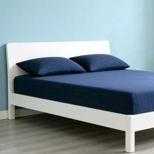 Grounded Bedding Set Striped Silver Fiber Cotton Skin Friendly Home Hotel Textile Earthing Flat Fitted Sheet